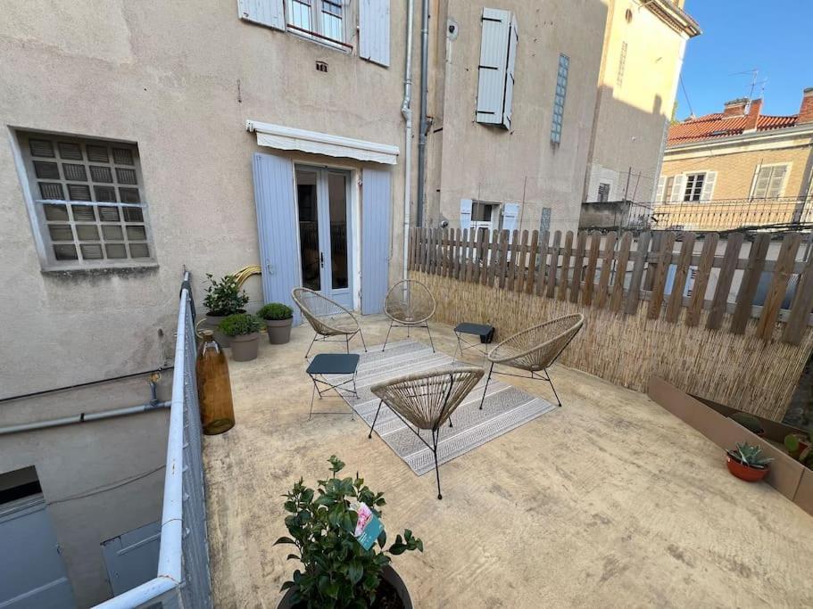 Coeur De Ville, Garage Prive Et Gratuit Avec Terrasse ! Cahors Dış mekan fotoğraf
